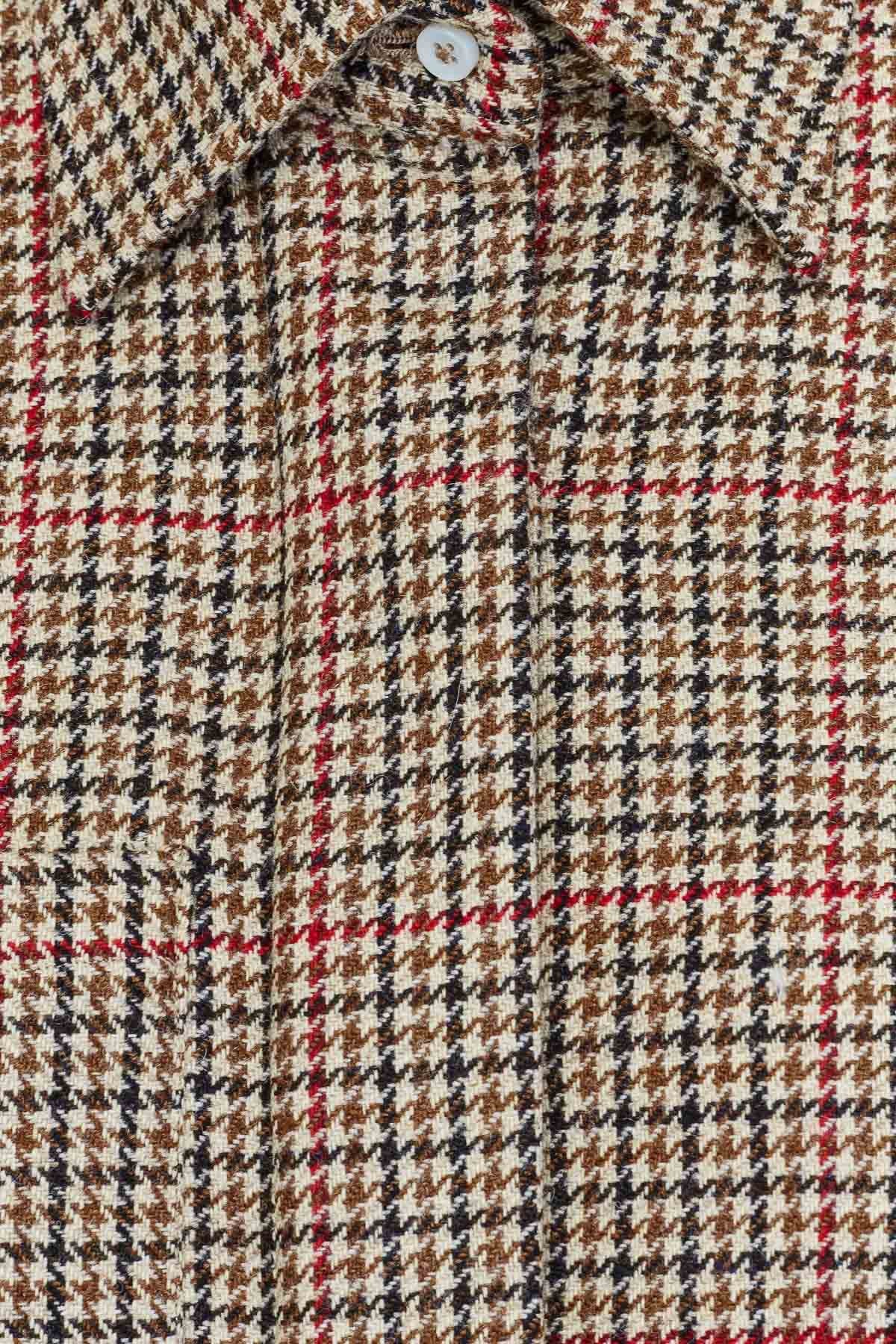 Alba Shirt in Wool Check