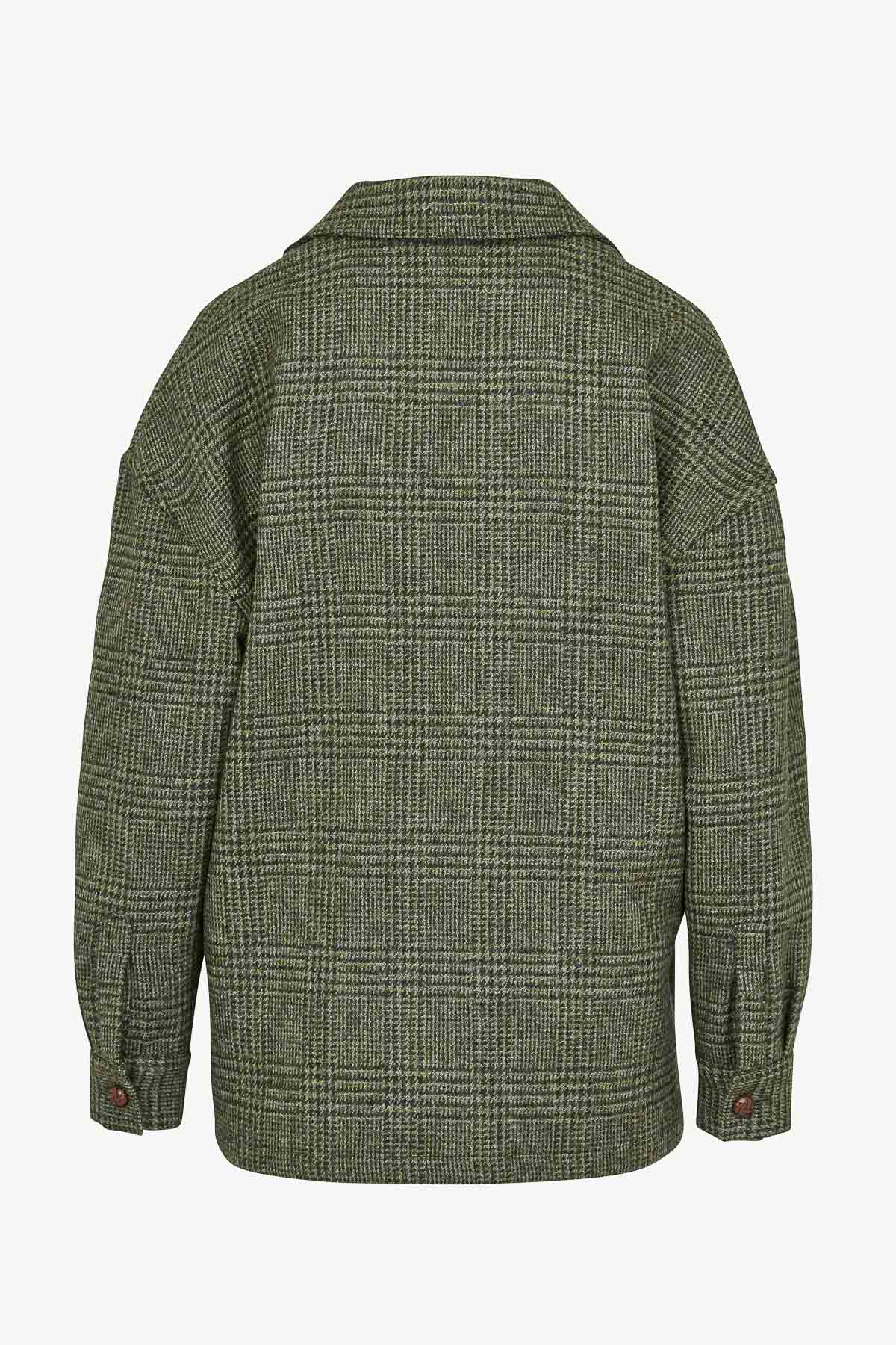 Meryl Shirt in Wool Check