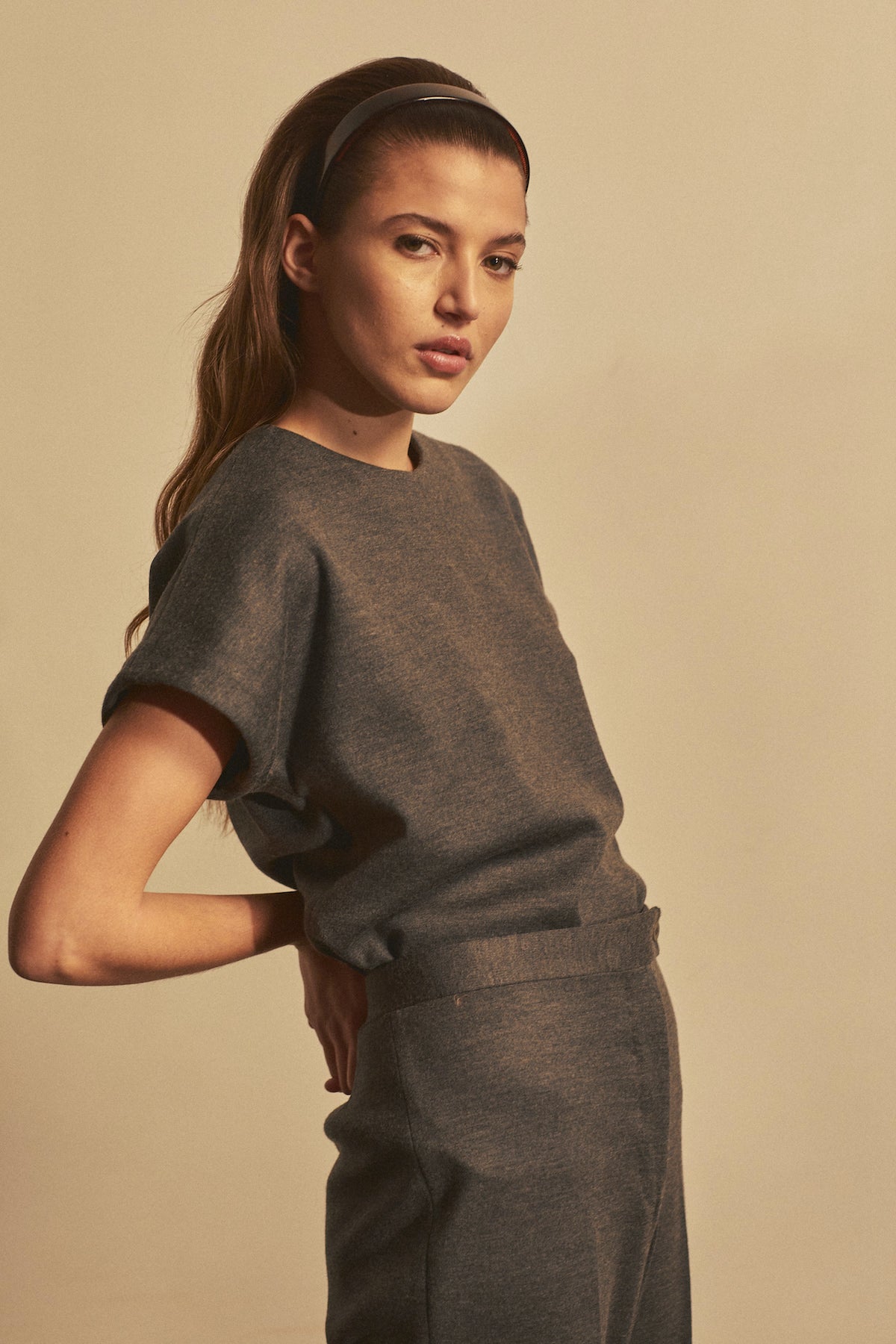 Ava Top in Wool Jersey