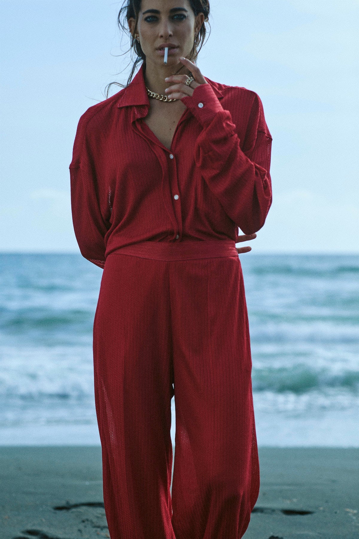 Carmen Shirt in Viscose Jersey