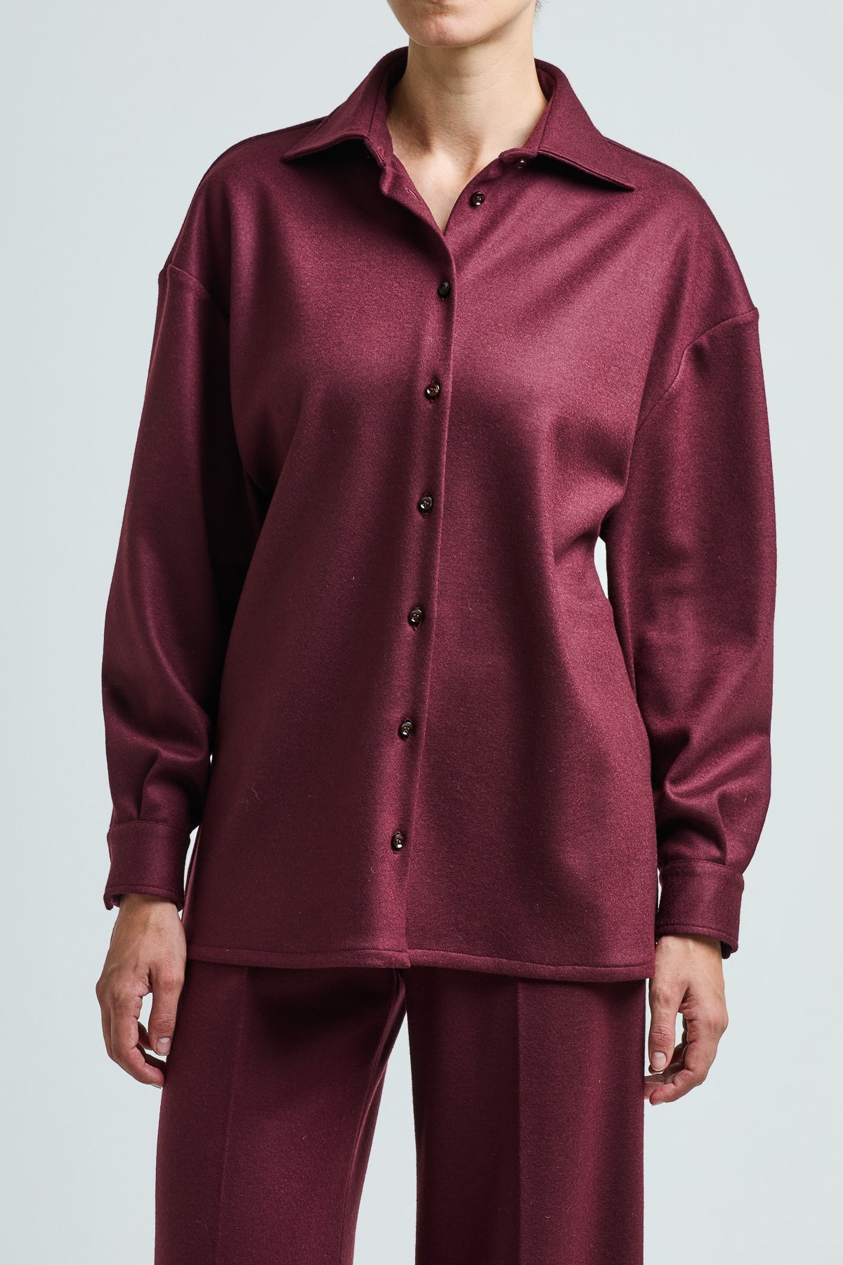 Celia Shirt in Wool and Cashmere