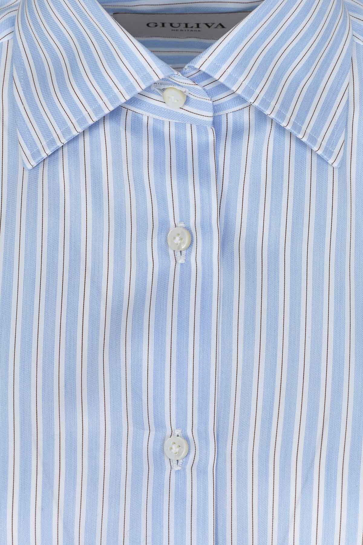 Elvira Shirt in Striped Cotton