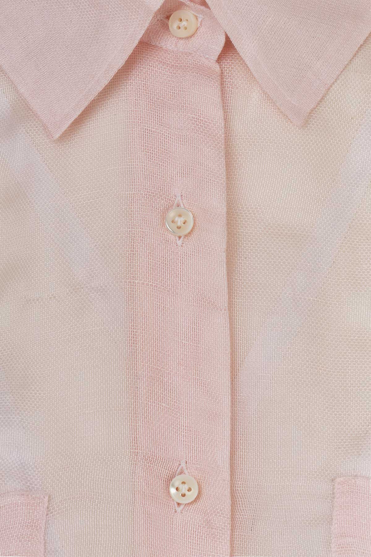 Carla Shirt in  Linen and Silk