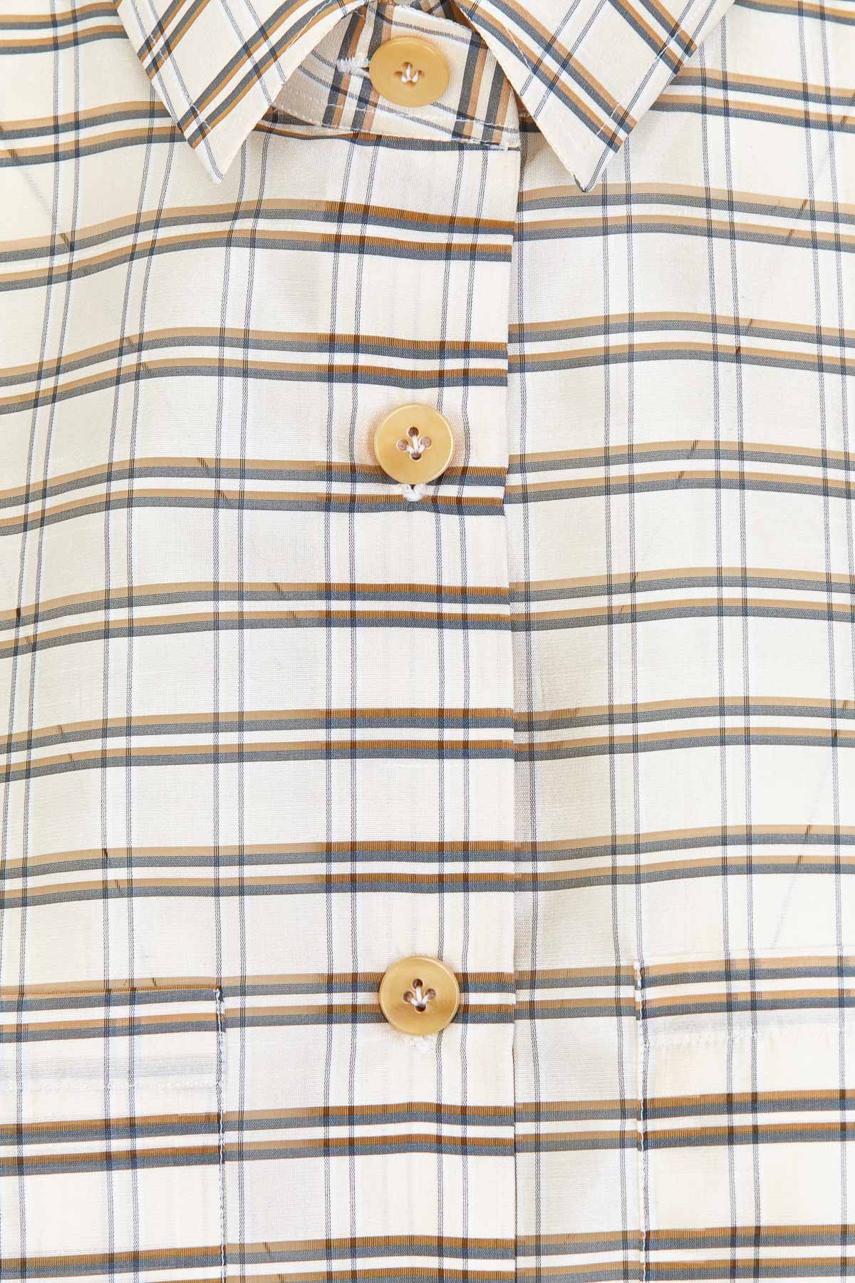 Emma Shirt in Silk Shantung