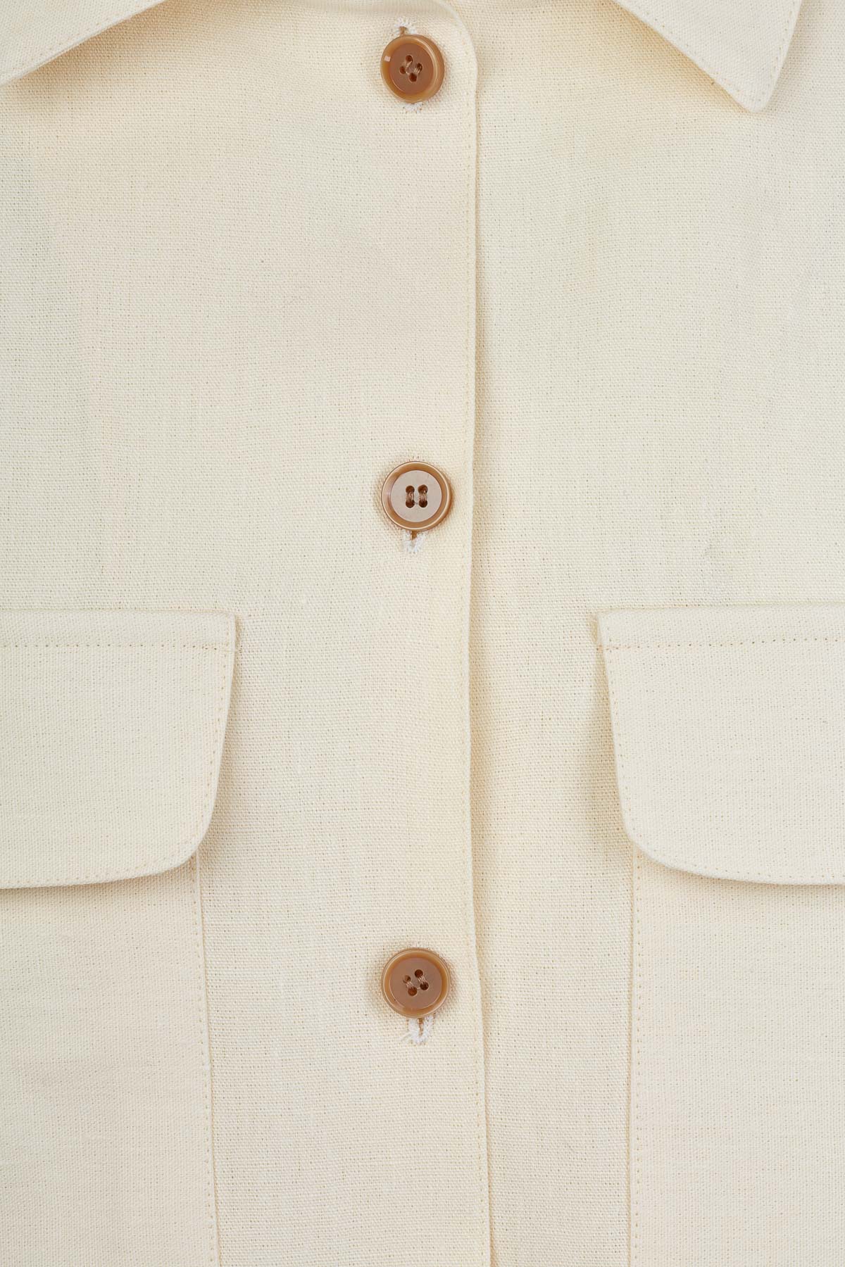 Ennia Shirt in Linen Crepe