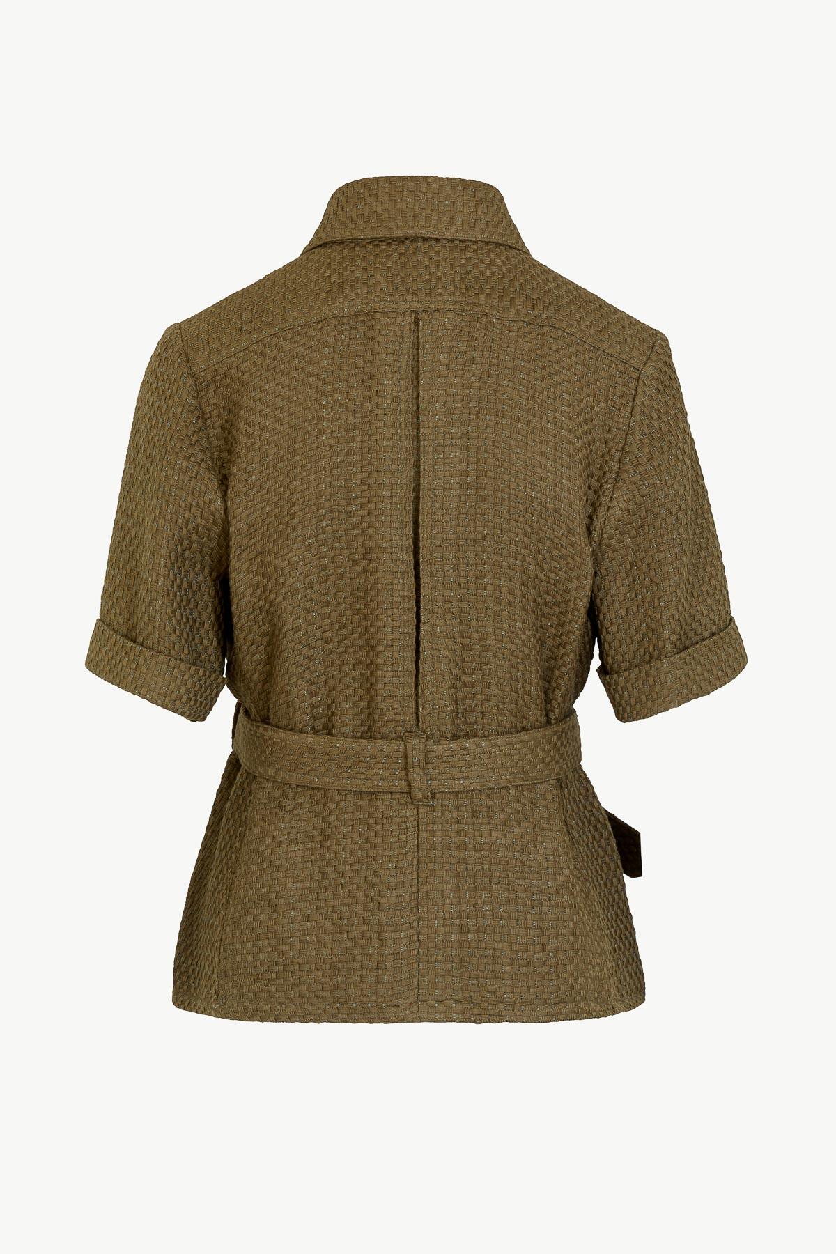 Jane Jacket in Textured Cotton